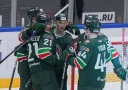 Хоккейный клуб "Ак Барс" одержал победу над "Адмиралом" в последнем матче на своем льду перед началом Кубка Гагарина.