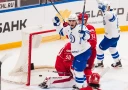 «Динамо» одержало крупную победу над «Спартаком» в московском дерби КХЛ