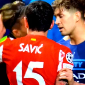 Савич схватил Грилиша за волосы в ходе массовой потасовки игроков «Атлетико» и «МС»