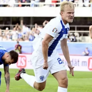 Финляндия отправила два безответных мяча в ворота Словении в отборочном матче к Евро-2024