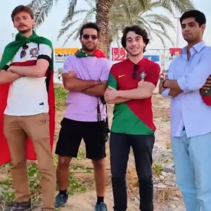 Четверо португальцев добирались 50 дней автостопом в Катар на чемпионат мира