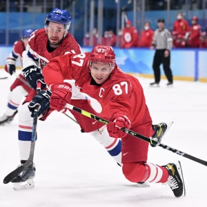 Россия и Чехия забросили семь шайб за 10 минут 15 секунд