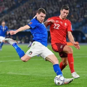 Италия сыграла вничью со Швейцарией в матче отборочного турнира ЧМ-2022