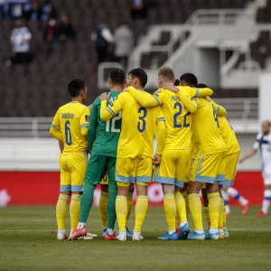 Казахстан выиграл у сборной Дании, проигрывая после первого тайма 0:2 в отборочном матче ЧЕ-2024