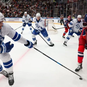 ЦСКА потерпел поражение от «Динамо» в московском дерби в матче Континентальной хоккейной лиги