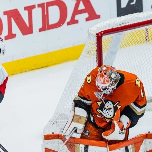 Первый гол Никишина в НХЛ принес «Каролине» победу над «Анахаймом»