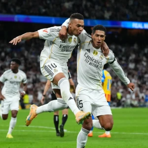 «Реал» уверенно победил «Валенсию» в Ла Лиге, Мбаппе сделал дубль, Винисиус не реализовал пенальти