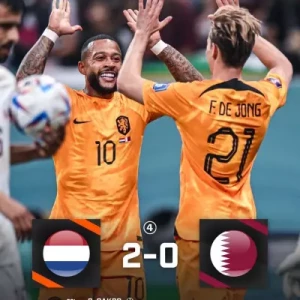 Нидерланды уверенно заняли первое место, обыграв Катар