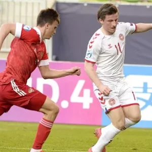 «Рубин» подпишет форварда сборной Дании, забившего в ворота России на молодежном Евро-2021