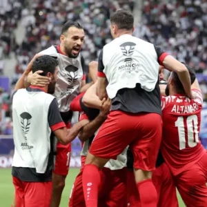 Национальная команда Иордании одержала победу над Ираком в 1/8 финала Кубка Азии, забив два гола в дополнительное время.