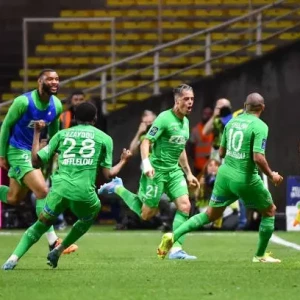 «Осер» и «Сент-Этьен» сыграли вничью в первом стыковом матче за место в Лиге 1