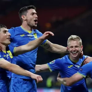 Сборная Украины обыграла Северную Македонию в Лиге наций, уступая в счёте 0:2