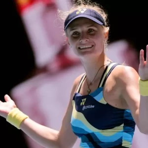 Даяна Ястремская, прошедшая квалификацию на Открытом чемпионате Австралии, впервые достигла четвертьфинала гранд-слэма.