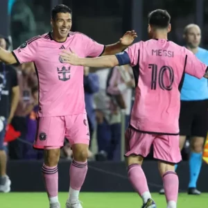 Луис Суарес и Лионель Месси вывели "Интер Майами" в четвертьфинал Кубка чемпионов CONCACAF.