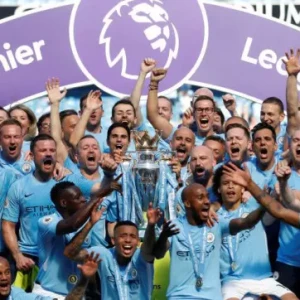 Футбол. АПЛ. Манчестер Сити во вторник официально оформил чемпионство.