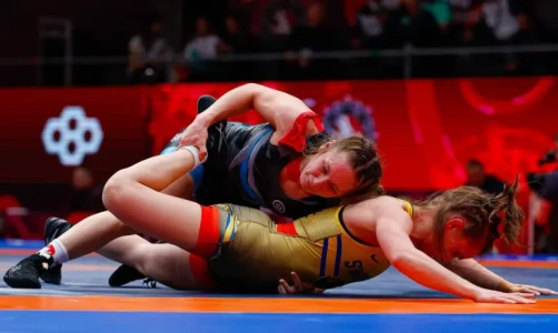 Ольга Хорошавцева — в финале чемпионата Европы по женской борьбе