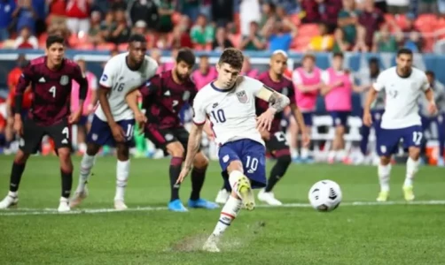 США - Мексика 3: 2: Кристиан Пулишич забивает гол в финале Лиги Наций КОНКАКАФ