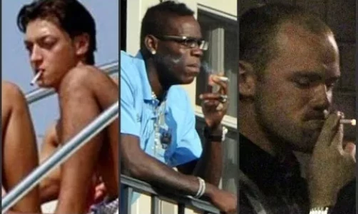 Топ-25 знаменитых футболистов пойманы за курением сигарет