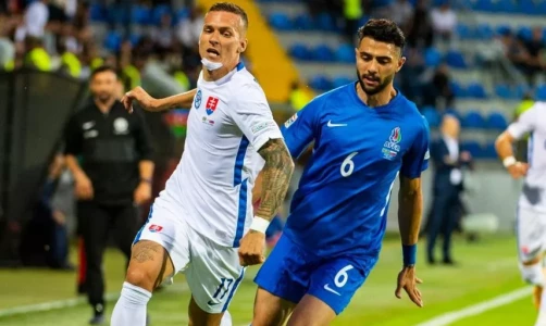 Сборная Азербайджана сыграет со сборной Словакии в Лиге наций
