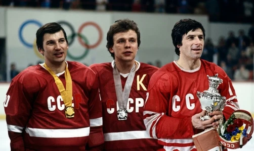 Символическая сборная легенд ЦСКА: Третьяк, Фетисов, Харламов, КЛМ