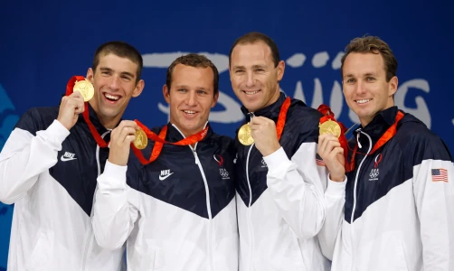 Пекин‑2008: Лезак спас золото США в эстафете 4×100 м кролем