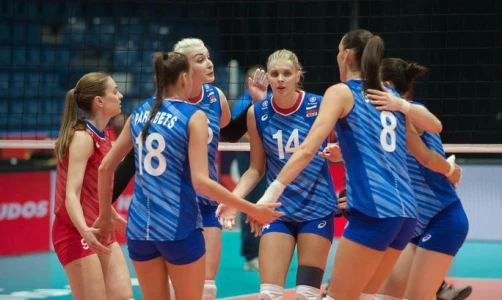 Женская сборная по волейболу с победы стартовала на чемпионате Европы