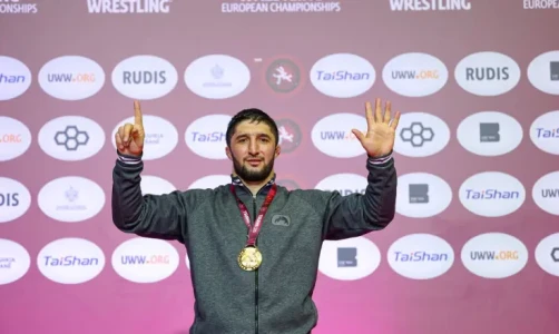 Российские вольники завоевали шесть золотых медалей на чемпионате Европы